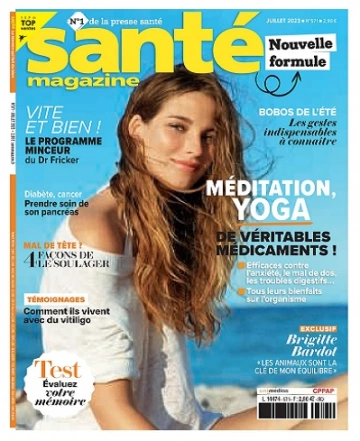 Santé Magazine N°571 – Juillet 2023  [Magazines]
