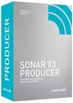Cakewalk SONAR X3 Producer Edition - 3 DVD
