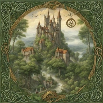 Irish Celtic Spirit of Relaxation Academy - Enchanted Realms: A Journey Through Medieval Celtic Echoes [Albums]